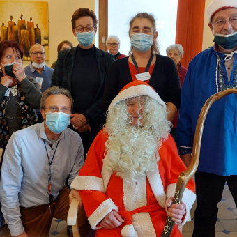 19 décembre : visite du Père Noël